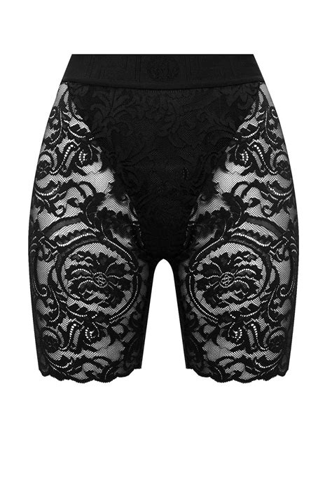 versace lace shorts set|net a porter versace shorts.